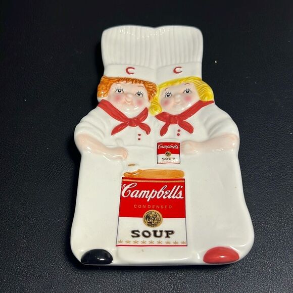 Campbell’s Soup Advertising  Spoon Rest. Benjamin  & Medwin  1996. 7.5”. KK279 - Picture 1 of 4